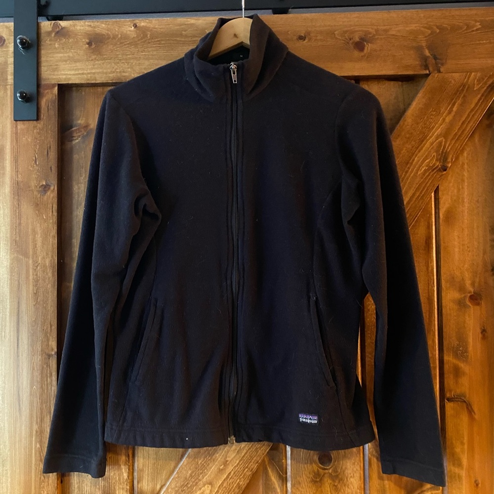 • Patagonia • W’s Micro D Fleece Jacket Black Size Medium